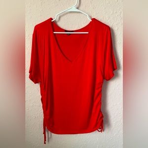 Red Casual Top